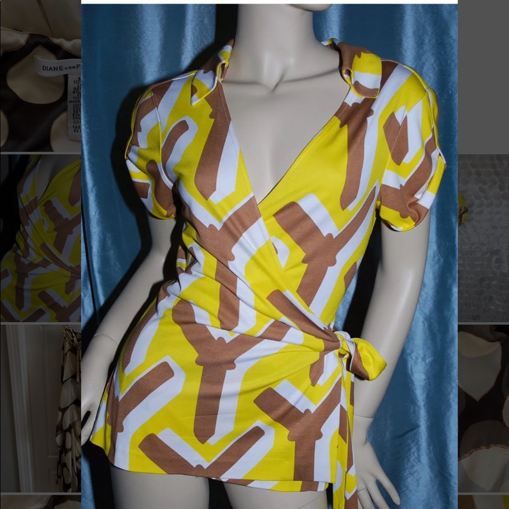 Diane von furstenberg vintage DVF jilda top 6